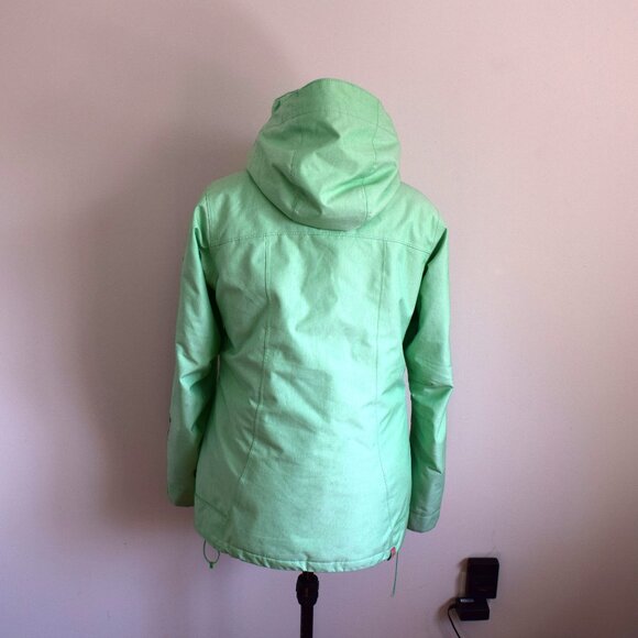 Mint Green y2k Roxy Parka Ski Jacket - Picture 8 of 12
